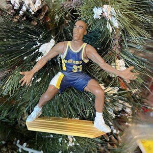 Reggie Miller Indiana Pacers Vintage 90s Starting Lineup Christmas Tree Ornament